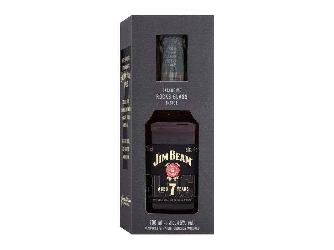Jim Beam Black Bourbon Whiskey 7 Jahre 0,7 l - Bild 3