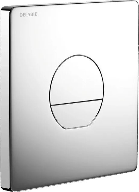 Delabie WC-Druckspüler TEMPOFLUX 3 G 3/4 Unterputz Dual-Flush in Silber verchromt - Bild 1