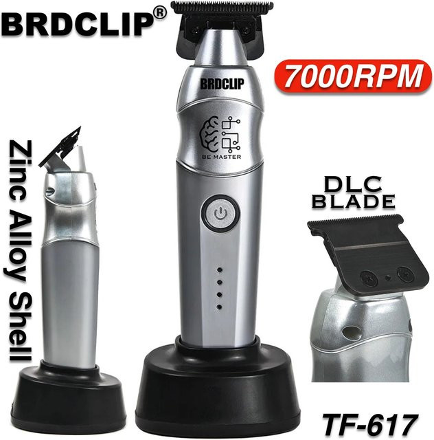 BRDCLIP Haarschneider TF-617 Herren, Silver - Bild 1