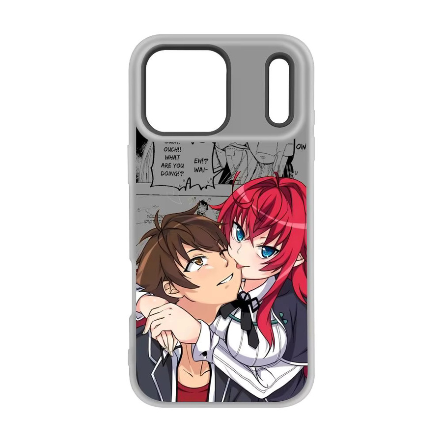 H-High S-School Anime Handyhülle für Apple iPhone 17 16 15 14 13 12 11 Pro Max Plus, transparente stoßfeste Jelly Schutzhülle - Bild 5