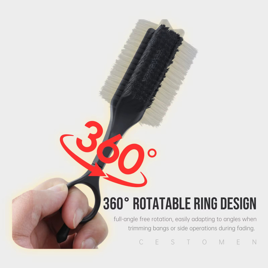 CESTOMEN Haarbürste mit Nylonborsten, 360° drehbar - Bild 4
