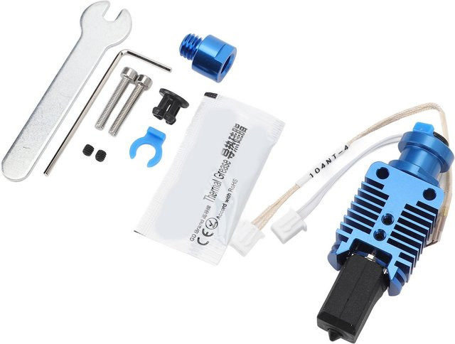 TOMTOP 3D-Drucker Hotend-Kit für Ender 3 V2 Pro, Hochgeschwindigkeitsdruck und hochtemperaturbeständig, Weiß - Bild 1