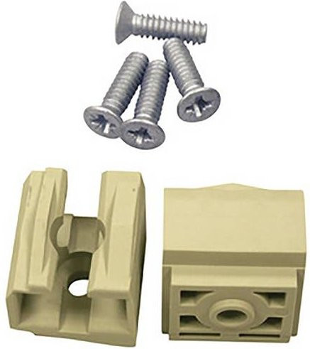 Schneider Electric NSYAEDPLA002G Stangenführung an 1 Tür PLA in Beige (2er Set) Kleinverteilerzubehör - Bild 1
