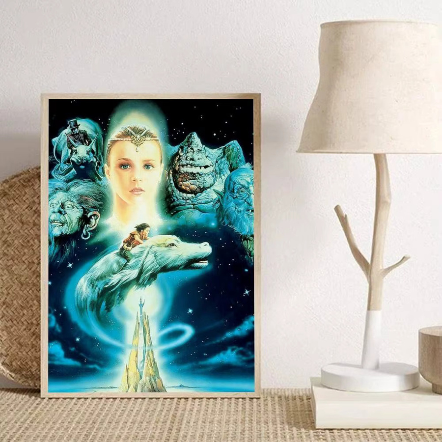 N-NeverEnding Story Poster Vintage Wandkunst Dekoration in Multicolour aus Papier - Bild 6
