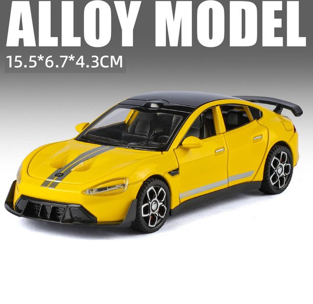 Linyi toy car Su7 Ultra Byd Yangwang U9 Legierung Sportwagenmodell, 1:32, mit Sound und Licht, ab 14 Jahren - Bild 1