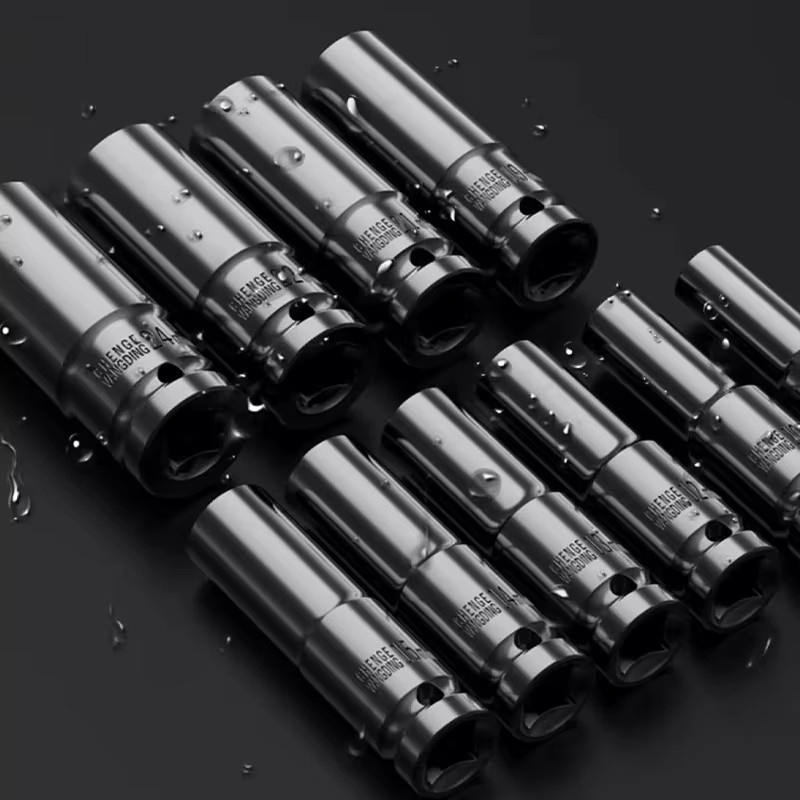 HUHAO 6-Punkt-Schlagschraubsatz mit 1/2-Zoll-Antrieb aus Kohlenstoffstahl, 10–20 Stück Set, metrische Größen 8–32 mm mit Aufbewahrungsbox - Bild 2