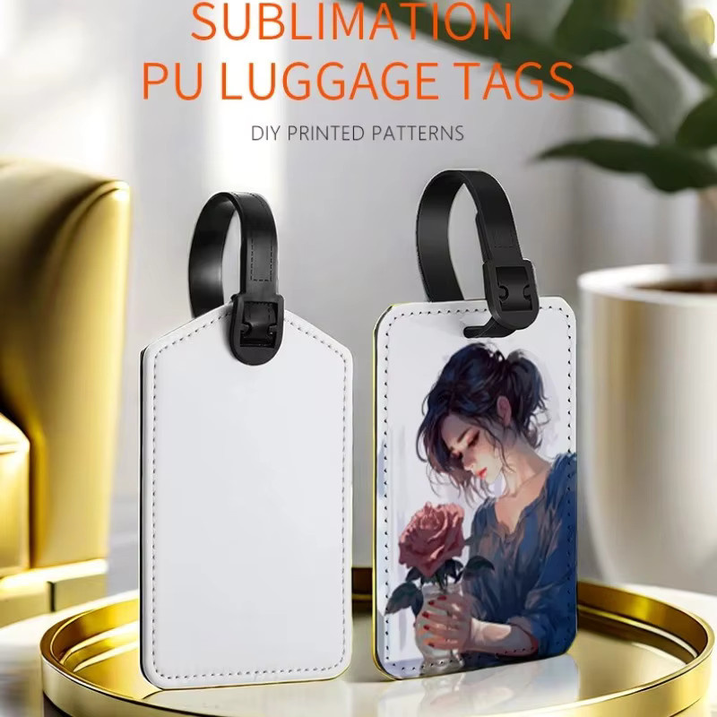 TRISJEM Gepäckanhänger Leder, personalisiert, Unisex - Bild 2