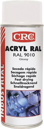 CRC Acryllack-Spray RAL 9010 Reinweiß glänzend 400 ml - Bild 1