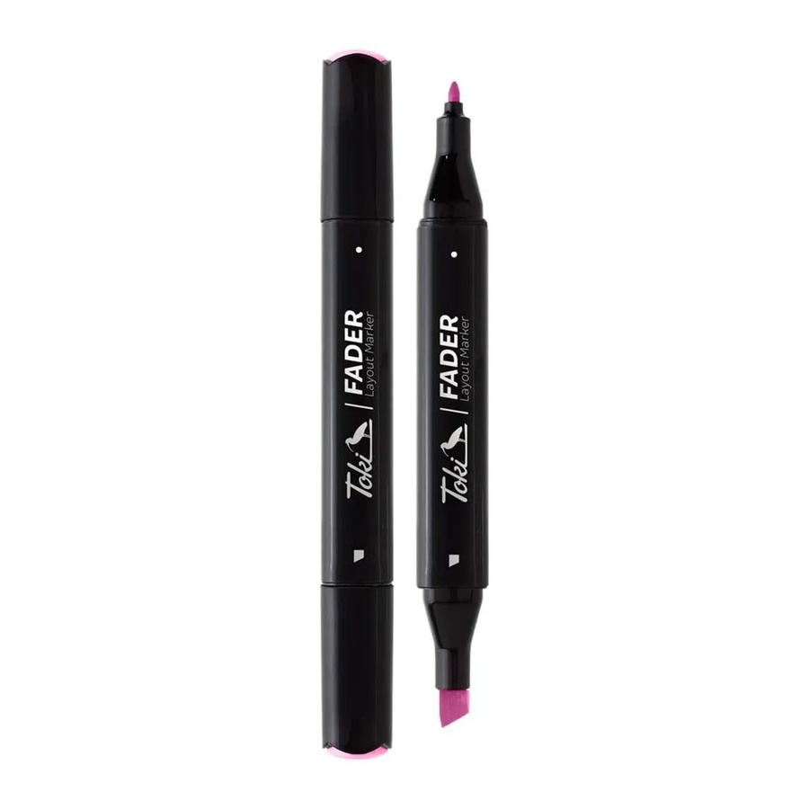 Toki Marker Fader Permanent Marker mit Keilspitze in 66 Farben Cerise - Bild 2