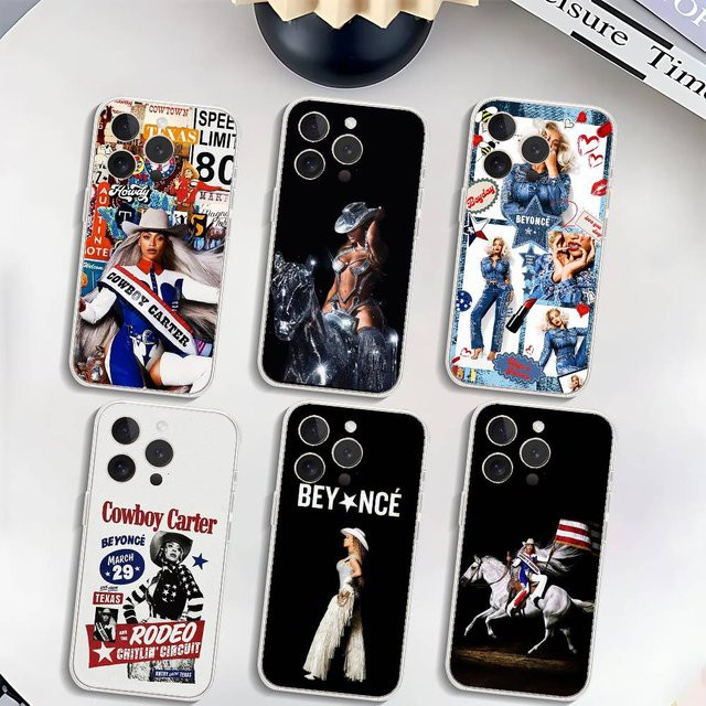 Luxuriöse transparente Handyhülle Coll-B-beyonce-Hot-SingerS für Apple iPhone 11 bis 17 Pro Max Mini mit Stoßfänger-Schutz - Bild 1