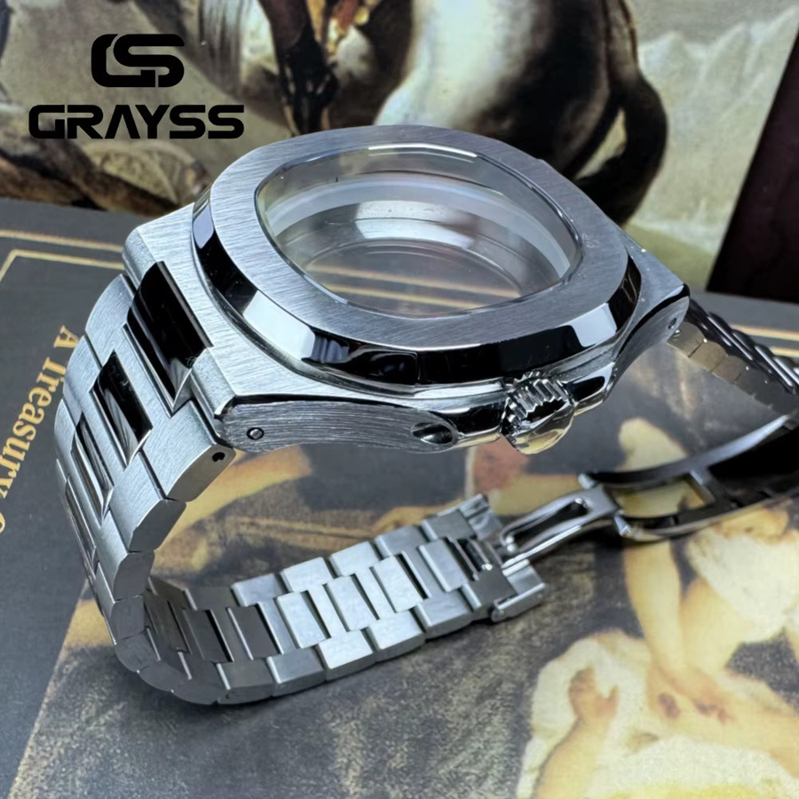 GRAYSS Uhrenarmband Edelstahl, Silber, Unisex - Bild 3