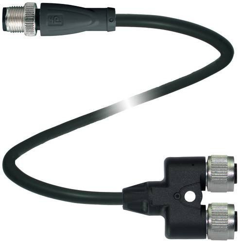 Pepperl+Fuchs 286755 Sensor- und Aktor-Verteiler mit Adapter, Schwarz, 5m Länge, 4 Polzahl - Bild 1