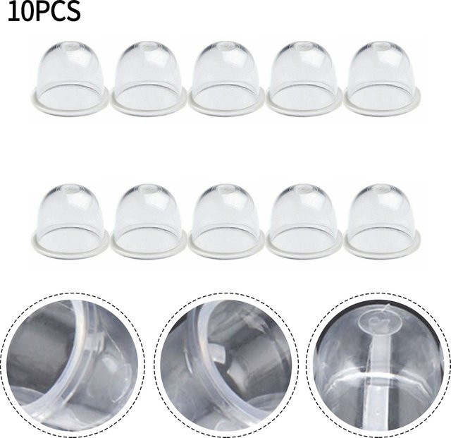 10 Stück transparente Primerbirnen für GX25 GX31 GX35 HHT25 HHT31 HHT35 Rasentrimmer Ersatzteile von VIBRATITE - Bild 1