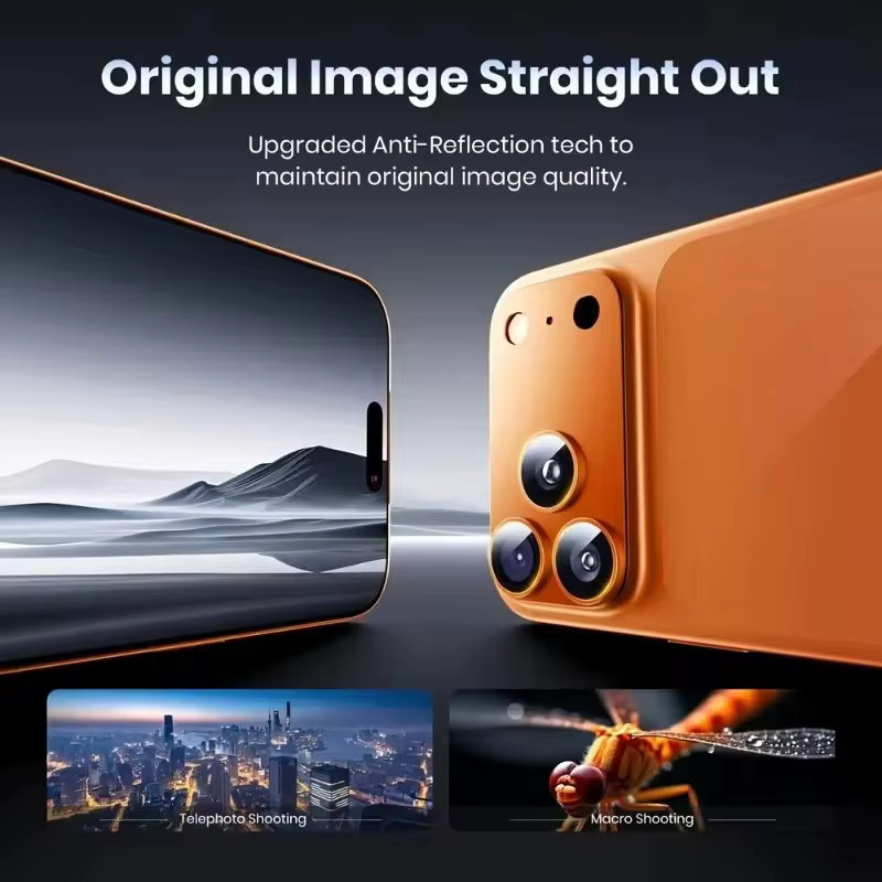 Apple iPhone 17 Pro Max und iPhone 17 Pro Schutzhülle mit Metallrahmen und Kameraobjektivschutz in Blau - Bild 3