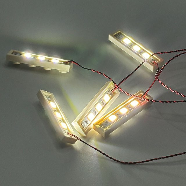 LYBMTWF LED-DIY-Baustein-Beleuchtungsset, Moc-Baubehör, 10-teiliges Set, USB - Bild 1