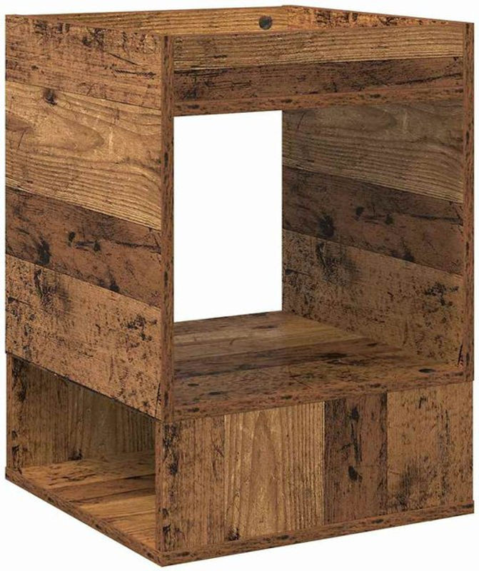 Set aus 2 Beistelltischen von vidaXL aus Holzwerkstoff in Braun, quadratisch im Landhausstil, B/T/H: 40 x 40 x 56 cm - Bild 1