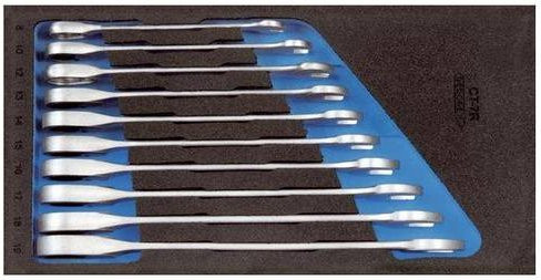 Gedore Werkzeugeinlage EI-1500 CT1-7R-UR L in Blau und Schwarz, B/T/H: 31,0 x 15,75 x 3,5 cm - Bild 1