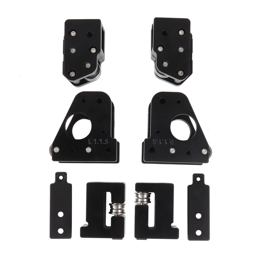Blurolls MERCURY One.1 Zero-g Upgrade-Kit für Creality Ender5 3D-Drucker, Core-XY Umbau aus Aluminiumlegierung, Schwarz - Bild 2