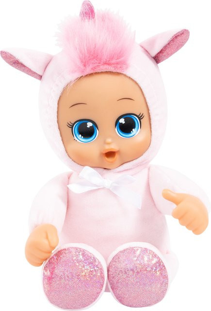 Bayer Design Funny Baby Puppe Einhorn flauschig mit Kunstfell ab 10 Monaten - Bild 1