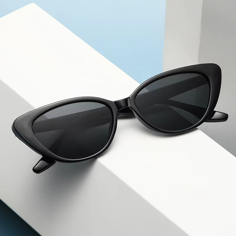 Julyrays Cat Eye Sonnenbrille, Vollrand, Schwarz, Kunststoff, Unisex - Bild 2
