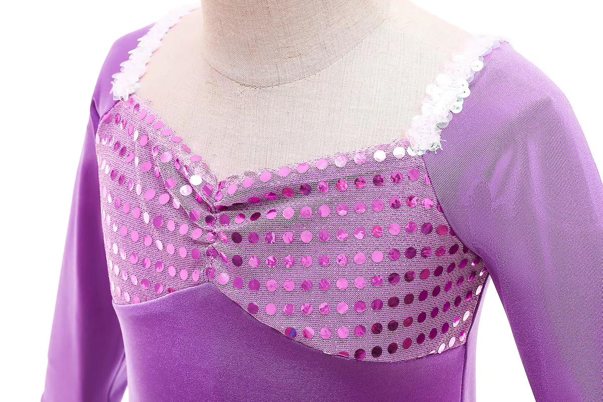 MESOQ Kleine Meerjungfrau Kostüm, Prinzessin Kleid, Mädchen, Textil - Bild 3