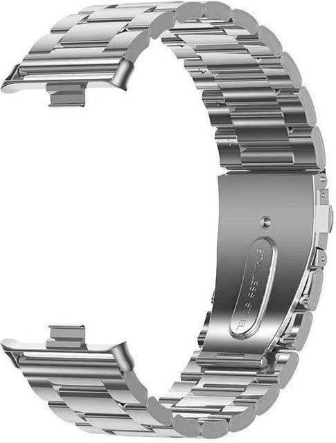 TrendVibeCN Uhrenarmband Edelstahl, Silber, Unisex - Bild 1