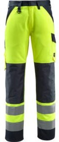 Mascot Arbeitshose Maitland in Gelb und Blau/Schwarz in Größe 46 - Bild 1