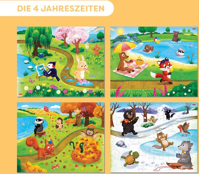 HABA Puzzle Jahreszeiten, ab 3 Jahre - Bild 1