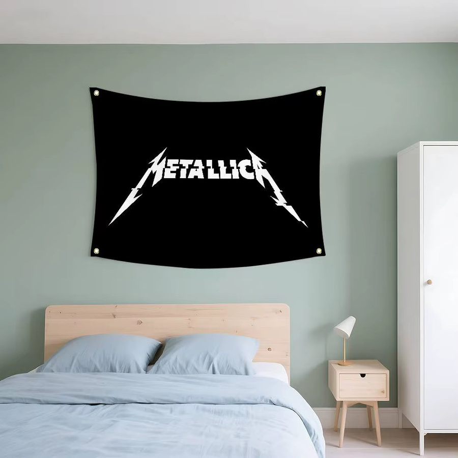 52TOYS Metallica Flagge als moderne Raumdekoration für Zuhause und Outdoor aus Textil - Bild 6