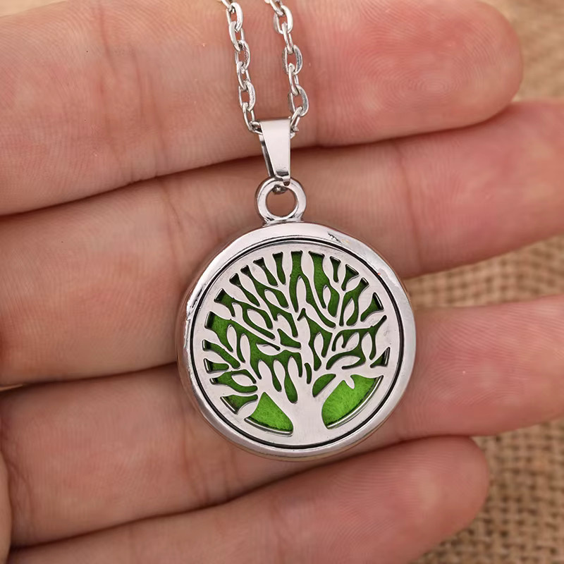 MODKISR Halskette, Parfüm-Anhänger, Edelstahl, Silber, Unisex - Bild 3