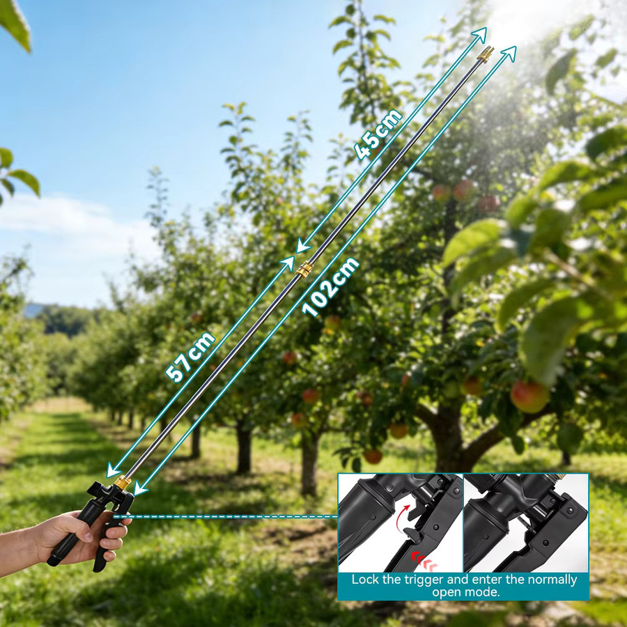 Yofidra Elektrischer Sprüher 20 l für Landwirtschaft und Garten, intelligenter Pestizidspender kompatibel mit Makita 21V Akku - Bild 4