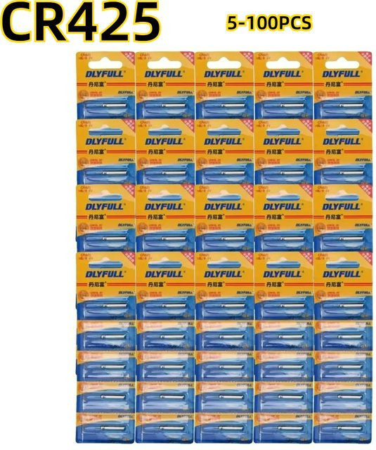 SMARTOOOLS CR425 Angelbatterie Silber Hochleistungs-Knopfzellen für elektronische Angel-Schwimmer - Bild 1