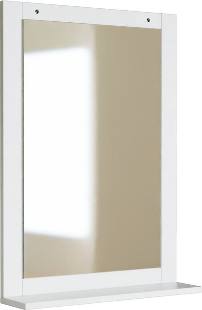 VCM Badspiegel Flonali Wandspiegel mit Ablage in Weiß, H x B x T: 70 x 50 x 12 cm - Bild 1