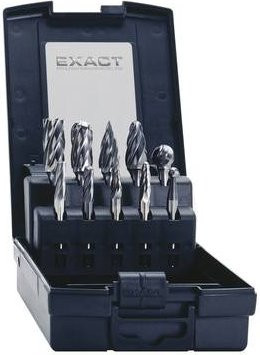 Exact 2109715 Frässtift Set aus Hartmetall in Silber, 10-teilig, Schaftdurchmesser: 6 mm - Bild 1