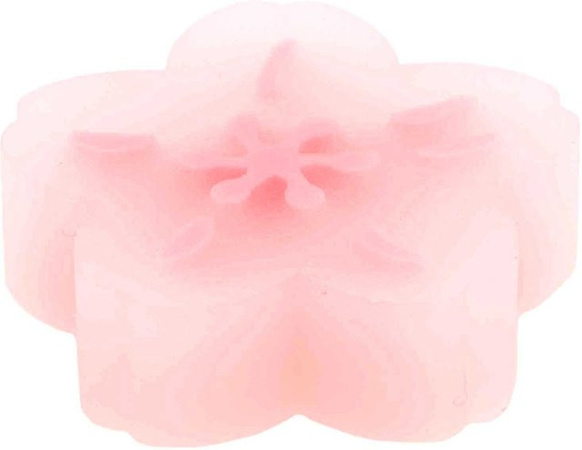 Rico Design Paper Poetry Radiergummis Kirschblüte, 2 Stück, Transparent, B: 2,5 cm, H: 0,7 cm