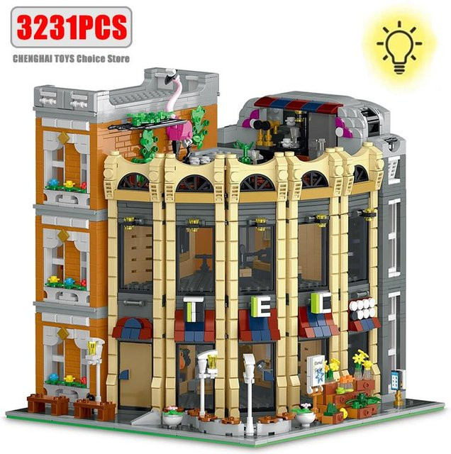 Linyi toy Moderne Gebäude Konstruktionsset, bunt, 3231 Teile, ab 14 Jahren - Bild 1