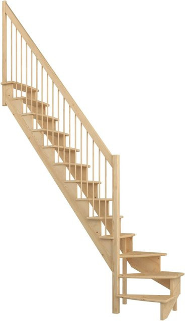Dolle Scherentreppe Alufix mit Stirnbrett aus Aluminium in Beige, 10 Stufen, B: 55 cm, T: 65 cm, H: 100 cm - Bild 1