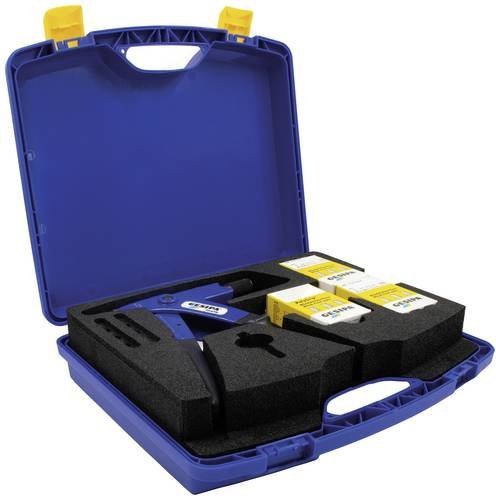 Gesipa FireFly Blindnietmuttern-Handgerät Set in Blau mit Zubehör und Box - Bild 1