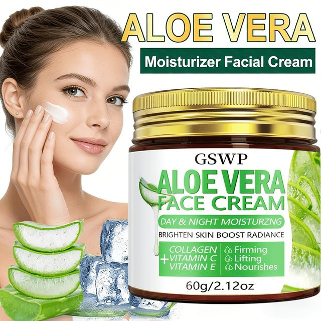 GSWP Aloe Vera Feuchtigkeitscreme, Gesicht, Unisex - Bild 1