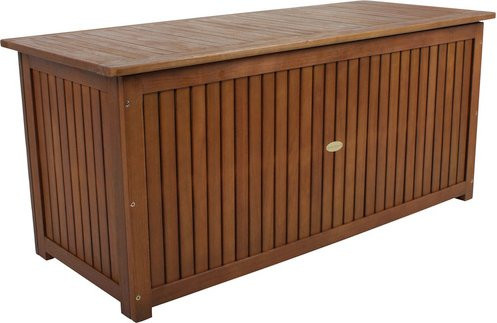 GARDEN PLEASURE Auflagenbox Washington aus Holz in Braun, B/H/T: 133 x 58 x 55 cm - Bild 1