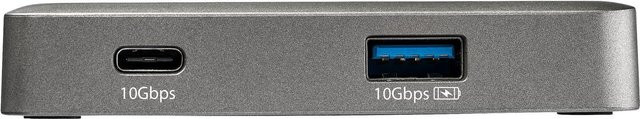 StarTech.com USB-C Multiport Adapter DKT31CHPD3 in Grau mit 4K 60Hz HDMI 2.0, 100W Power Delivery und 3-Port 10Gbit/s USB 3.1 Hub, Kabel: 25 cm - Bild 1