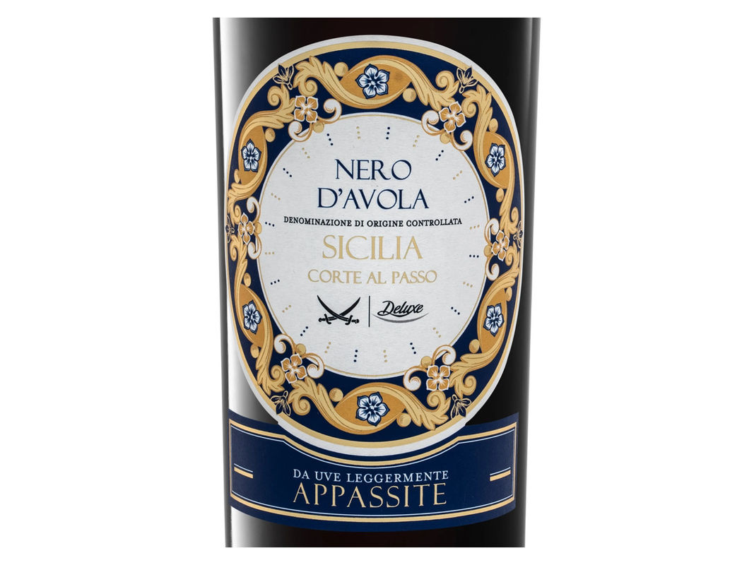 Sansibar Deluxe Corte al Passo Nero d'Avola DOC lieblich Rotwein 2022 0,75 l - Bild 2