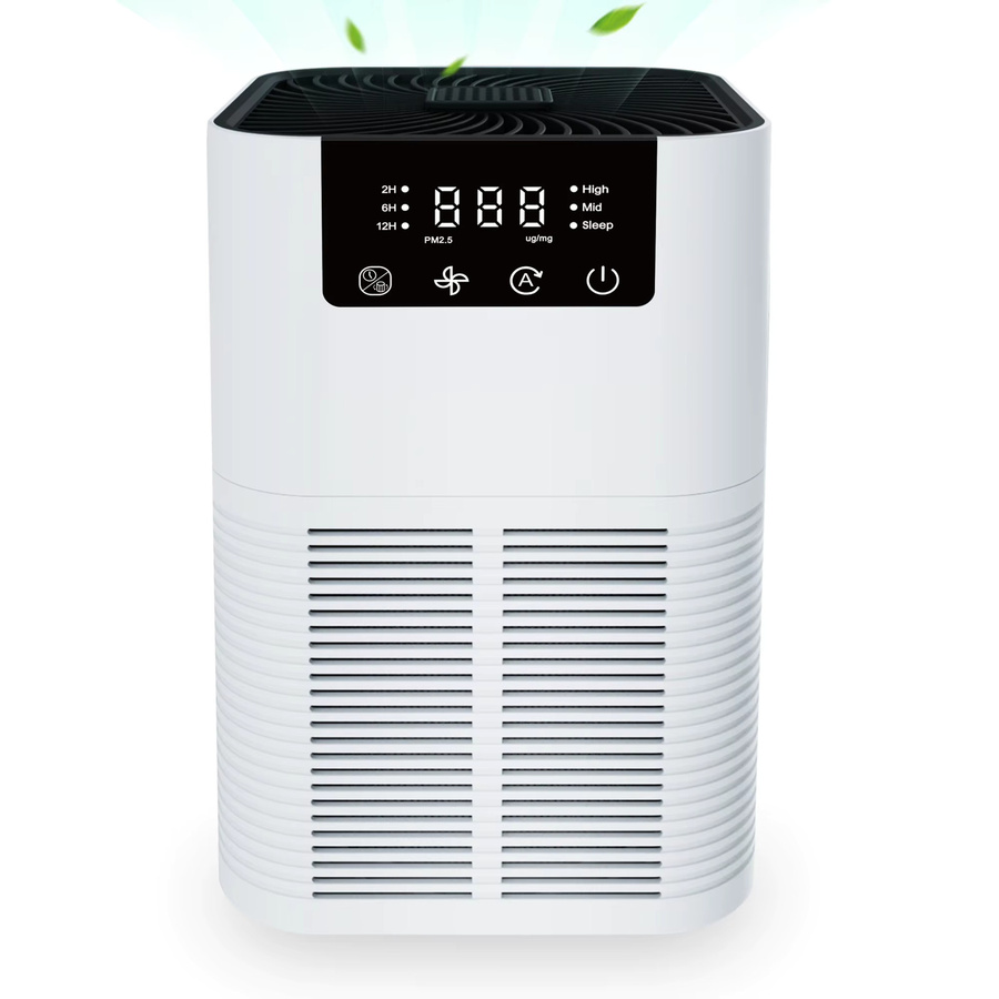 JFBONIN Luftreiniger in Weiß mit HEPA-Filter, Negativ-Ionen-Generator und Aromatherapie-Funktion - Bild 3