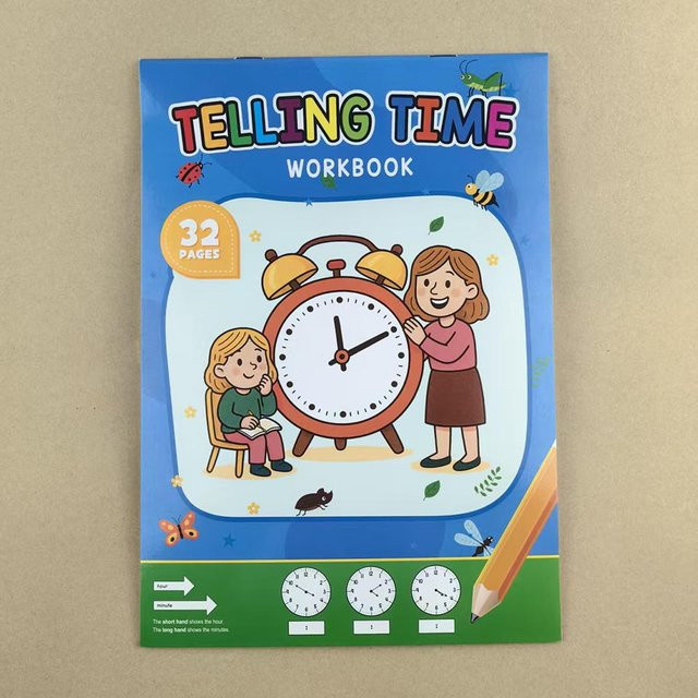 ligoode Kinderarbeitsheft zum Erlernen von Zeitkonzepten - Bild 1