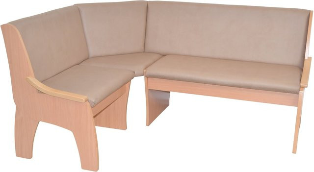 Möbel direkt online Eckbank Maren in moderner Ausführung B/T/H: 125 x 165 cm - Bild 1