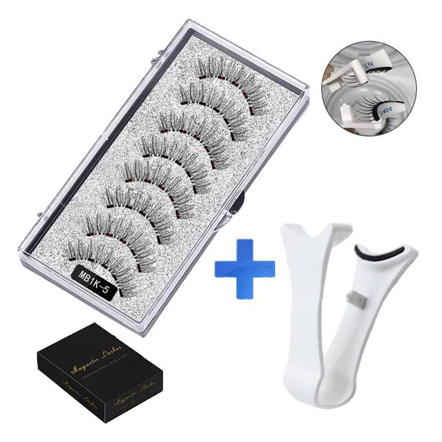 3D Magnetische Wimpern, handgefertigt, wiederverwendbar, Unisex - Bild 4