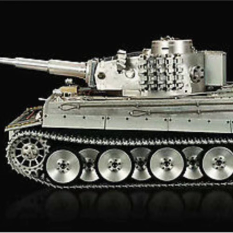 HENG LONG Tiger I 3818 RTR Panzer, ferngesteuert, Metall, 1:8, Grau - Bild 3