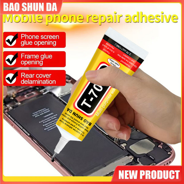 T7000 Reparaturkleber in Schwarz für elektronische Komponenten und Mobiltelefone als hochfester flüssiger DIY-Klebstoff - Bild 1