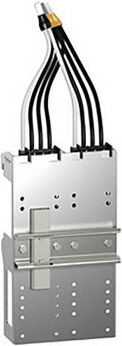 Schneider Electric AK5PA5312 Sammelschienenadapter, 50A, 3p+3N, Farbe: Silber, inklusive 1 DIN-Schiene 6TE - Bild 1
