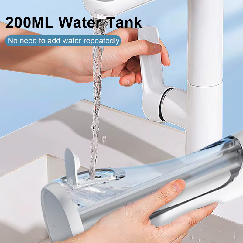 cooskr Elektrischer Mundduschen-Irrigator, weiß, Unisex - Bild 3